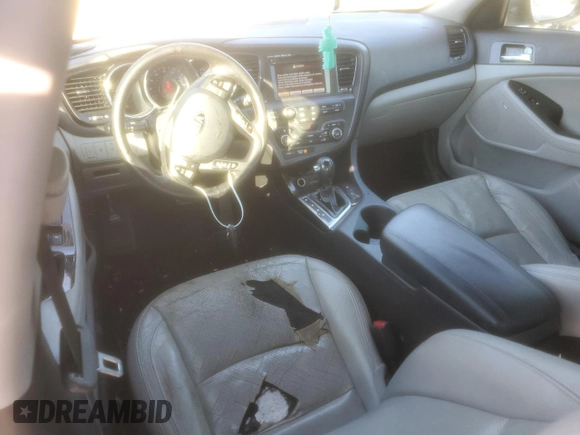 2013 Kia Optima EX with VIN 5XXGN4A7XDG243970, listed as a Copart auction lot 56754385 with 191,010 mi miles and Salvage title. Bid and sale history available at DreamBid. Image 8.