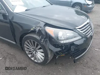 2015 Hyundai Equus Signature with VIN KMHGH4JH9FU098686, listed as a IAAI auction lot 42275775 with 102,765 mi miles and . Bid and sale history available at DreamBid. Image 6.