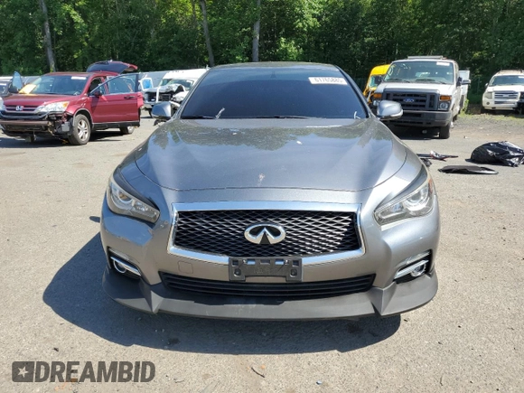 2015 Infiniti Q50 Premium z VIN JN1BV7ARXFM391291, wystawiony jako Copart lot #61765885 z przebiegiem 129 617 mil mil oraz Szkoda całkowita • Salvage title. Historia ofert i sprzedaży dostępna na DreamBid. Obrazek 5.