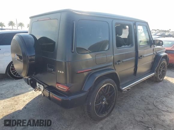 2024 Mercedes-Benz G 63 AMG with VIN W1NYC7HJ2RX513229, listed as a Copart auction lot 74928354 with Not Provided miles and Non Repairable. Bid and sale history available at DreamBid. Image 3.