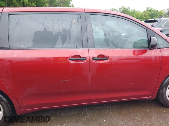 2014 Toyota Sienna L with VIN 5TDZK3DC0ES457242, listed as a IAAI auction lot 42307360 with 86,857 mi miles and . Bid and sale history available at DreamBid. Image 13.