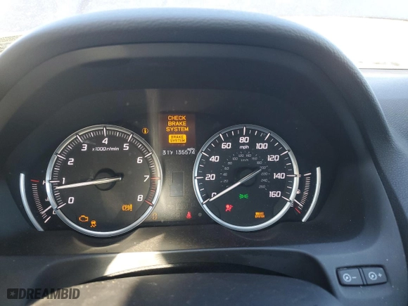 2015 Acura TLX with VIN 19UUB1F39FA027995, listed as a Copart auction lot 87092824 with 135,574 mi miles and Salvage Title. Bid and sale history available at carsss.com. Image 9.