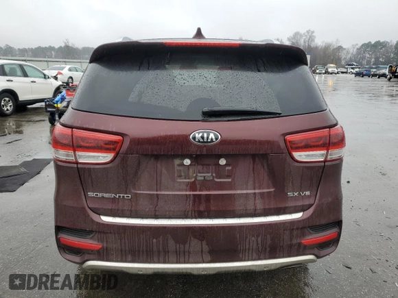 2017 Kia Sorento SX z VIN 5XYPK4A53HG313690, wystawiony jako Copart lot #42768775 z przebiegiem 125 116 mil mil oraz Szkoda całkowita • Salvage title. Historia ofert i sprzedaży dostępna na DreamBid. Obrazek 6.
