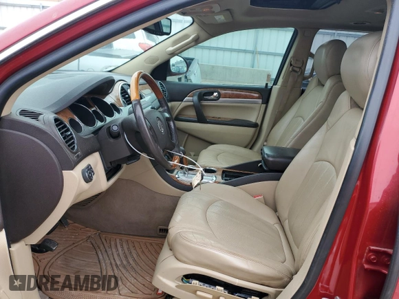 2012 Buick Enclave Leather with VIN 5GAKRCED0CJ175036, listed as a Copart auction lot 50135675 with 137,036 mi miles and Salvage Title. Bid and sale history available at carsss.com. Image 7.