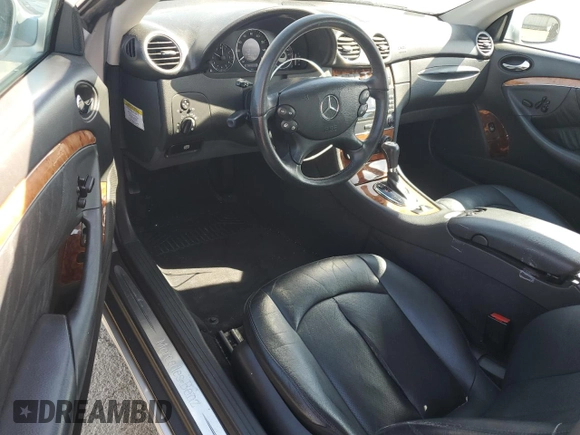 2005 Mercedes-Benz CLK 500 with VIN WDBTK75J85F153391, listed as a Copart auction lot 56691935 with 79,993 mi miles and Salvage title. Bid and sale history available at DreamBid. Image 8.