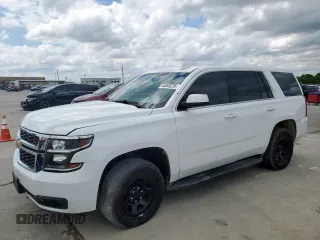 2017 Chevrolet Tahoe Commercial with VIN 1GNLCDEC1HR216307, listed as a Copart auction lot 54065235 with Not provided miles and Salvage title. Bid and sale history available at DreamBid. Image 1.
