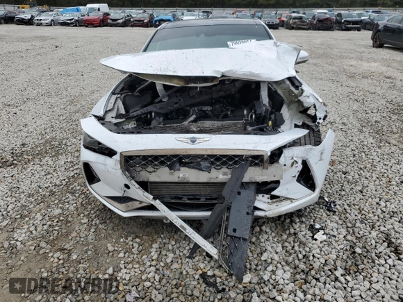 2019 Genesis G70 3.3T Advanced with VIN KMTG34LE6KU014762, listed as a Copart auction lot 79920954 with 143,211 mi miles and Salvage Title. Bid and sale history available at carsss.com. Image 5.