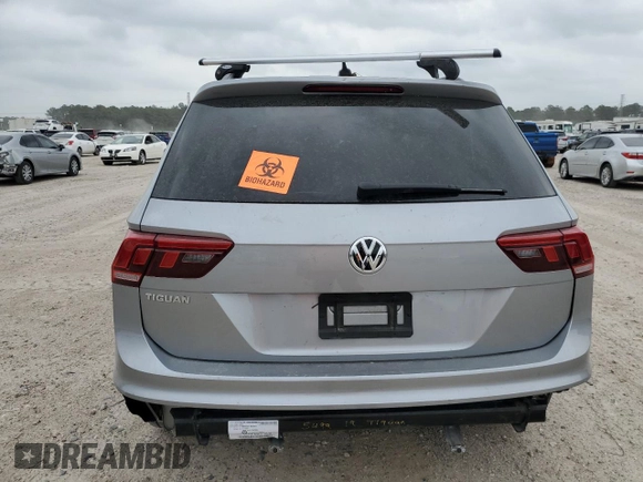 2021 Volkswagen Tiguan S with VIN 3VV1B7AX5MM011292, listed as a Copart auction lot 50190854 with Not provided miles and Salvage title. Bid and sale history available at DreamBid. Image 6.