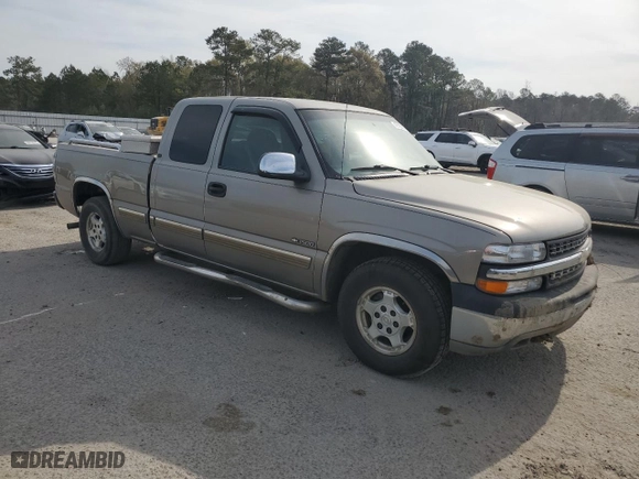 2002 Chevrolet Silverado 1500 LT with VIN 2GCEC19T521120397, listed as a Copart auction lot 49968895 with 249,152 mi miles and Salvage Title. Bid and sale history available at carsss.com. Image 4.