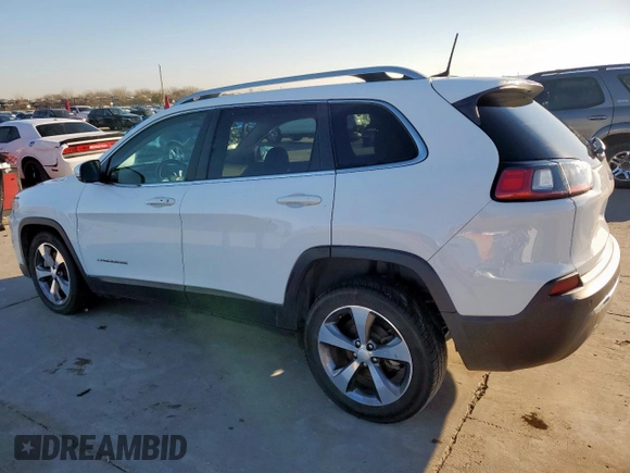 2020 Jeep Cherokee Limited with VIN 1C4PJLDB9LD580595, listed as a Copart auction lot 46185275 with 87,822 mi miles and Salvage Title. Bid and sale history available at carsss.com. Image 2.