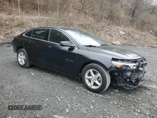 2017 Chevrolet Malibu LS with VIN 1G1ZB5ST2HF132975, listed as a Copart auction lot 52906185 with 50,519 mi miles and Salvage Title. Bid and sale history available at DreamBid. Image 4.