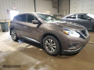 2015 Nissan Murano S with VIN 5N1AZ2MHXFN233607, listed as a Copart auction lot 89318475 with 52,543 mi miles and Salvage Title. Bid and sale history available at carsss.com. Image 4.