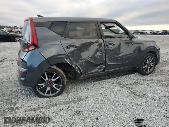 2021 Kia Soul Turbo with VIN KNDJ53AF2M7742178, listed as a Copart auction lot 85120514 with 38,759 mi miles and Salvage Title. Bid and sale history available at DreamBid. Image 3.