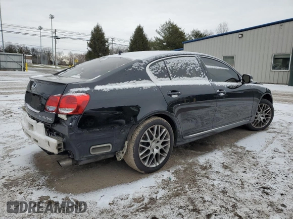 2011 Lexus GS 350 with VIN JTHCE1KS9B0029646, listed as a Copart auction lot 41585845 with 198,681 mi miles and Salvage Title. Bid and sale history available at carsss.com. Image 3.