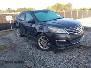 2015 Chevrolet Traverse LT z VIN 1GNKRGKD2FJ273104, wystawiony jako IAAI lot #42253131 z przebiegiem 149 745 mil mil oraz . Historia ofert i sprzedaży dostępna na DreamBid. Obrazek 1.