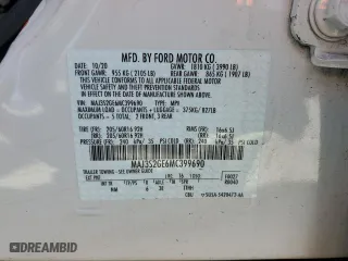 2021 Ford EcoSport SE with VIN MAJ3S2GE6MC399690, listed as a Copart auction lot 48634185 with 29,012 mi miles and Salvage Title. Bid and sale history available at carsss.com. Image 15.