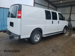 2022 Chevrolet Express Cargo with VIN 1GCWGAFP2N1195696, listed as a Copart auction lot 50023535 with Not provided miles and Clean title. Bid and sale history available at DreamBid. Image 3.