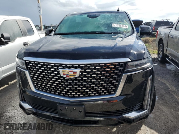 2023 Cadillac Escalade 4WD Luxury with VIN 1GYS4AKL2PR422989, listed as a Copart auction lot 76705344 with Not provided miles and Non repairable. Bid and sale history available at DreamBid. Image 5.