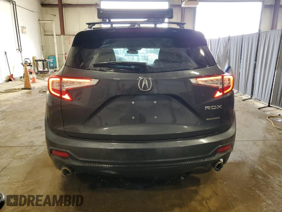 2019 Acura RDX Advance with VIN 5J8TC2H73KL013202, listed as a Copart auction lot 46850345 with 39,596 mi miles and Salvage Title. Bid and sale history available at DreamBid. Image 6.
