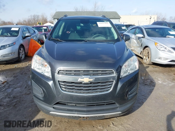 2016 Chevrolet Trax LT with VIN 3GNCJLSB2GL223395, listed as a IAAI auction lot 41697994 with 117,487 mi miles. Bid and sale history available at carsss.com. Image 13.