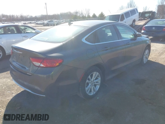 2016 Chrysler 200 Limited with VIN 1C3CCCAB3GN191923, listed as a IAAI auction lot 41854117 with 115,936 mi miles and . Bid and sale history available at DreamBid. Image 4.