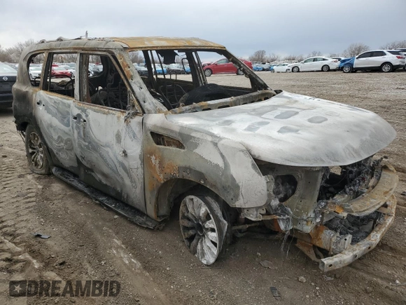 2024 Nissan Armada SV with VIN JN8AY2AC2R9196764, listed as a Copart auction lot 50215555 with 0 mi miles and Non Repairable. Bid and sale history available at carsss.com. Image 4.