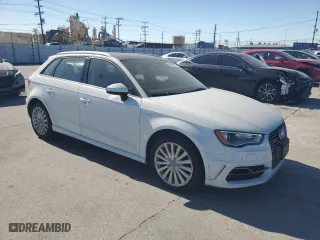 2016 Audi A3 e-tron Premium with VIN WAUUPBFF7GA086946, listed as a Copart auction lot 46919805 with 110,502 mi miles and Salvage Title. Bid and sale history available at carsss.com. Image 4.