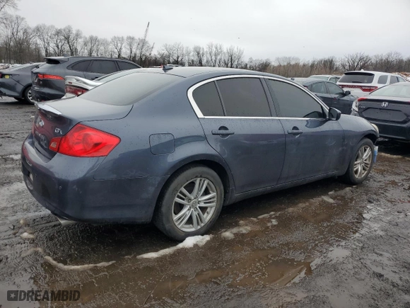 2010 Infiniti G37 Sedan x with VIN JN1CV6AR1AM455323, listed as a Copart auction lot 44380735 with NaN miles and Salvage Title. Bid and sale history available at carsss.com. Image 3.