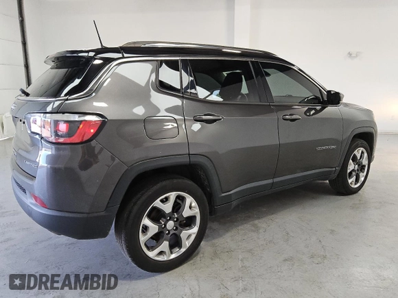 2018 Jeep Compass Limited с VIN 3C4NJDCB2JT456660, выставлен на аукционе Copart как лот 61173785 с пробегом 51 555 миль миль и Чистый • Clean title. История ставок и продаж доступна на DreamBid. Изображение 3.