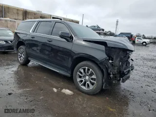 2021 Chevrolet Suburban LT with VIN 1GNSKCKD2MR136529, listed as a Copart auction lot 45160925 with 139,514 mi miles and Salvage Title. Bid and sale history available at carsss.com. Image 4.