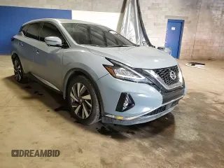 2022 Nissan Murano SL with VIN 5N1AZ2CS1NC106817, listed as a Copart auction lot 59849395 with 32,953 mi miles and Salvage title. Bid and sale history available at DreamBid. Image 14.