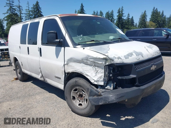 2005 Chevrolet Express Cargo with VIN 1GCGG25V151200770, listed as a IAAI auction lot 42639469 with 336,555 mi miles and . Bid and sale history available at DreamBid. Image 1.