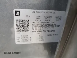2020 GMC Acadia Denali with VIN 1GKKNXLS2LZ234208, listed as a Copart auction lot 83181064 with Not Provided miles and Salvage Title. Bid and sale history available at DreamBid. Image 13.