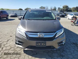 2020 Honda Odyssey Elite with VIN 5FNRL6H96LB037046, listed as a Copart auction lot 56552475 with 51,363 mi miles and Salvage title. Bid and sale history available at DreamBid. Image 5.