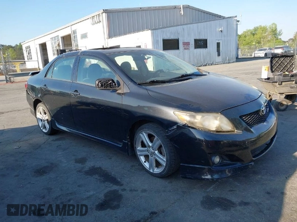2009 Toyota Corolla XRS with VIN 1NXBE40E59Z003796, listed as a IAAI auction lot 42077772 with 215,159 mi miles. Bid and sale history available at carsss.com. Image 1.