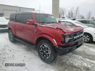 2023 Ford Bronco with VIN 1FMDE5BH3PLB67461, listed as a Copart auction lot 86357644 with 6,613 mi miles and Salvage title. Bid and sale history available at DreamBid. Image 14.