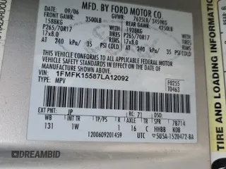 2007 Ford Expedition EL XLT with VIN 1FMFK15587LA12092, listed as a Copart auction lot 43553205 with 209,204 mi miles and Salvage Title. Bid and sale history available at carsss.com. Image 15.