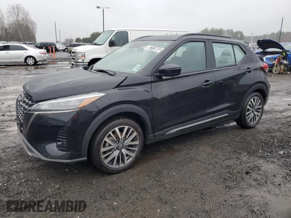 2024 Nissan Kicks SR with VIN 3N1CP5DV8RL513351, listed as a Copart auction lot 52313665 with 24,298 mi miles and Salvage Title. Bid and sale history available at DreamBid. Image 1.