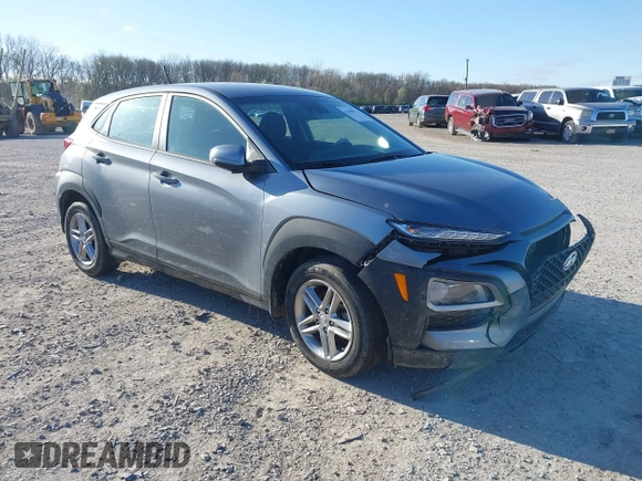 2021 Hyundai Kona SE with VIN KM8K12AA9MU667653, listed as a IAAI auction lot 41889973 with 30,399 mi miles and . Bid and sale history available at DreamBid. Image 1.