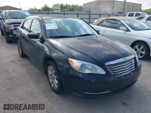 2014 Chrysler 200 Touring with VIN 1C3CCBBBXEN153420, listed as a IAAI auction lot 42084600 with 215,209 mi miles. Bid and sale history available at carsss.com. Image 1.