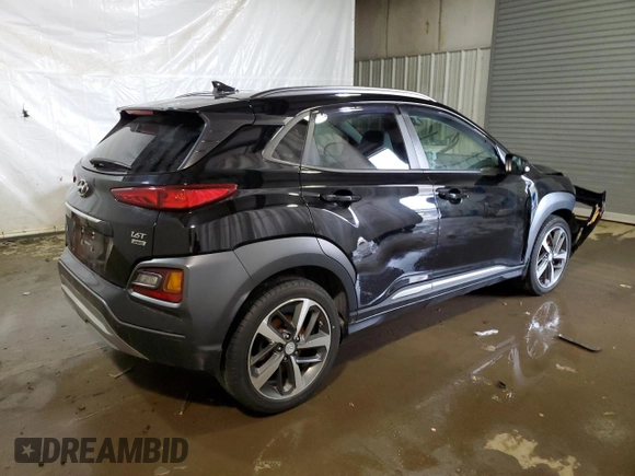 2019 Hyundai Kona Limited with VIN KM8K3CA54KU238890, listed as a Copart auction lot 39550493 with 51,484 mi miles and . Bid and sale history available at DreamBid. Image 3.