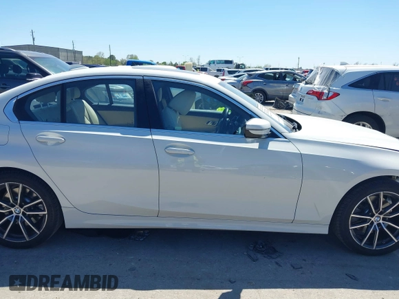 2019 BMW 3 Series 330i with VIN WBA5R1C58KAK07061, listed as a IAAI auction lot 41843706 with 57,930 mi miles and . Bid and sale history available at DreamBid. Image 14.