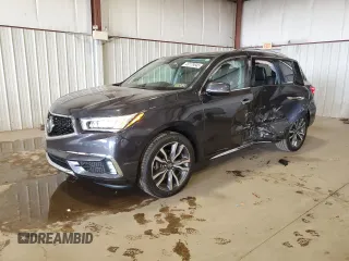 2020 Acura MDX w/Advance Pkg with VIN 5J8YD4H85LL016997, listed as a Copart auction lot 49179845 with 25,331 mi miles and Salvage Title. Bid and sale history available at carsss.com. Image 1.
