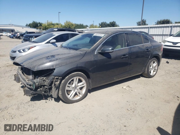 2015 Volvo S60 T5 Platinum with VIN YV1612TD2F2315861, listed as a Copart auction lot 68034954 with 93,786 mi miles and Salvage Title. Bid and sale history available at carsss.com. Image 1.