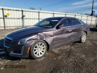 2014 Cadillac CTS Luxury RWD with VIN 1G6AR5S35E0122006, listed as a Copart auction lot 45491765 with 142,224 mi miles and Salvage Title. Bid and sale history available at carsss.com. Image 1.