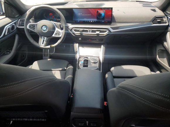 2024 BMW i4 M50 with VIN WBY33AW09RFS37404, listed as a Copart auction lot 51594984 with 776 mi miles and Salvage Title. Bid and sale history available at carsss.com. Image 8.