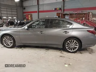 2018 Infiniti Q50 Luxe with VIN JN1EV7AP9JM366158, listed as a IAAI auction lot 41624764 with 76,550 mi miles and . Bid and sale history available at DreamBid. Image 14.