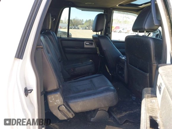 2015 Ford Expedition Max Limited with VIN 1FMJK2AT0FEF46677, listed as a IAAI auction lot 41821917 with 146,420 mi miles and . Bid and sale history available at DreamBid. Image 8.