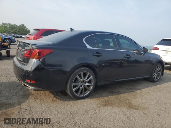 2013 Lexus GS 350 with VIN JTHCE1BL1D5010863, listed as a Copart auction lot 60633905 with 173,951 mi miles and Salvage title. Bid and sale history available at DreamBid. Image 3.