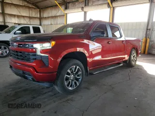2024 Chevrolet Silverado 1500 RST with VIN 1GCUDEED4RZ265950, listed as a Copart auction lot 48008305 with 11,010 mi miles and Salvage Title. Bid and sale history available at carsss.com. Image 1.